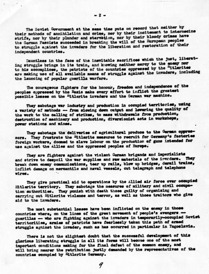 Memorandum from Samuel Rosenman to Harry S. Truman, accompanied by related materials