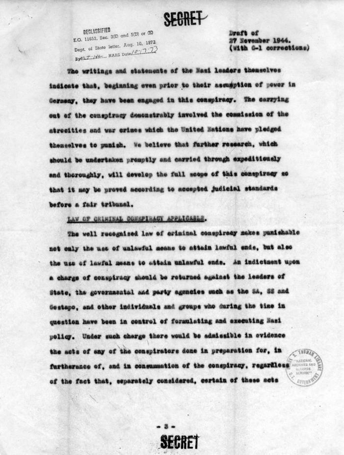 Memorandum from Cordell Hull and Henry Stimson to Franklin D. Roosevelt