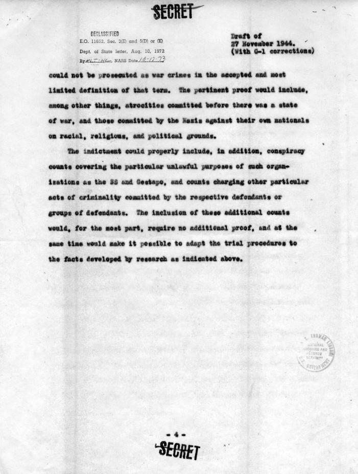 Memorandum from Cordell Hull and Henry Stimson to Franklin D. Roosevelt