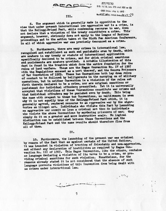 Memorandum from Murray C. Bernays and D.W. Brown