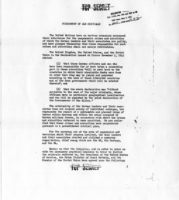 Memorandum for Record by Murray C.  Bernays, accompanied by related correspondence