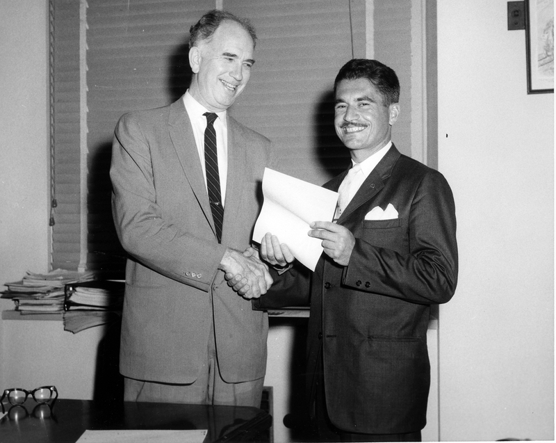 Labor Department Official Robert C. Goodwin With Foreign Trainee ...