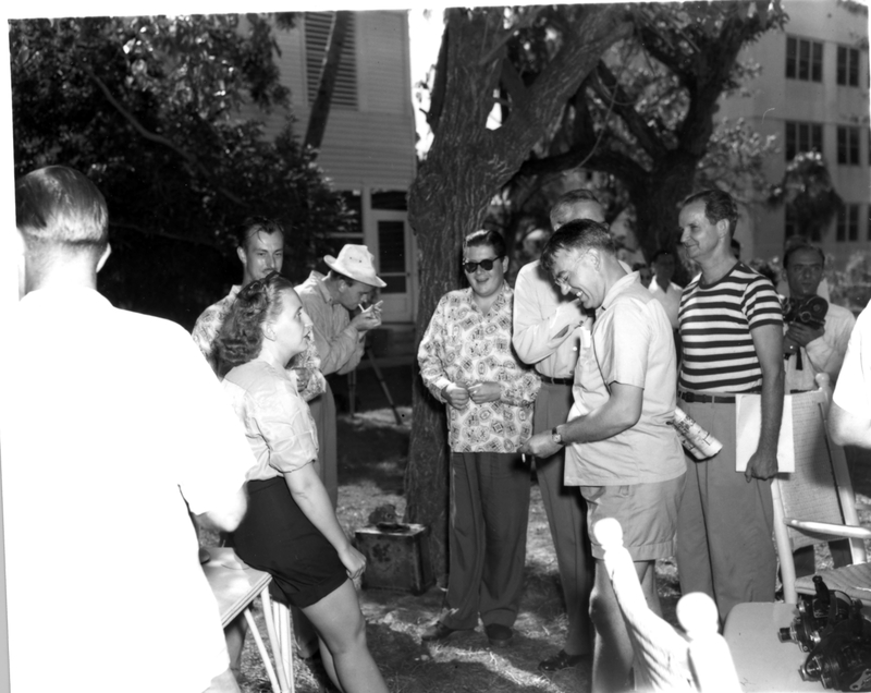 Margaret Truman Speaks to Reporters at Key West Harry S. Truman