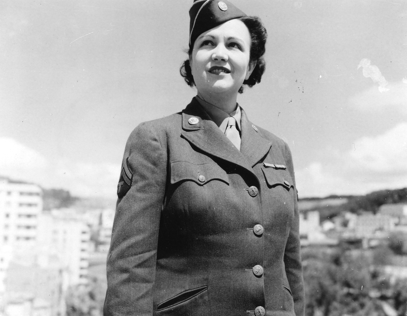 Member of Women's Army Corps (WAC) On Duty in North Africa Harry S