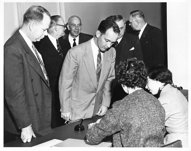 Businessmen Register for Event | Harry S. Truman