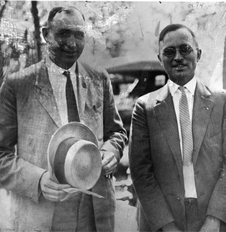 Photograph of a Young Harry S. Truman with Friend Harry S. Truman