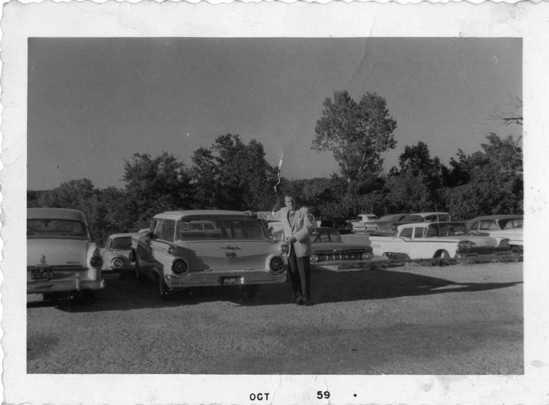 John Brannon Stands by a Car Harry S. Truman