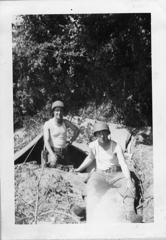 Richard Beckman and Carl Morrise in Fox Hole Harry S. Truman