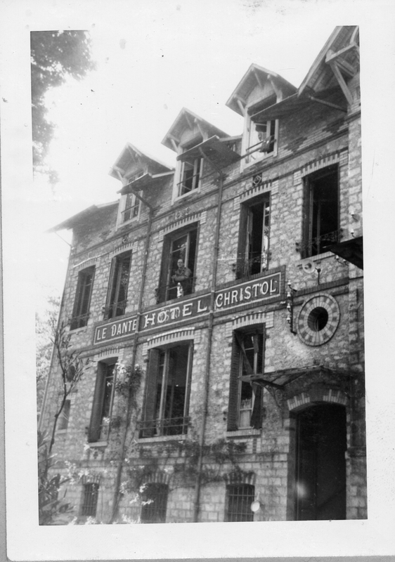 Richard Beckman Leans Out Window at Hotel Christol Harry S. Truman