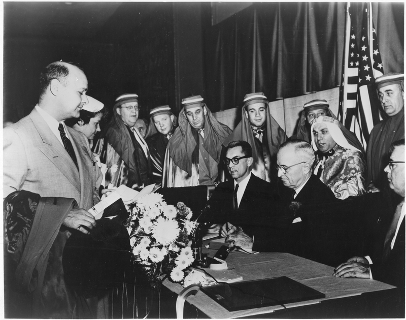 Former President Truman Signs First Edition of his Memoirs | Harry S ...