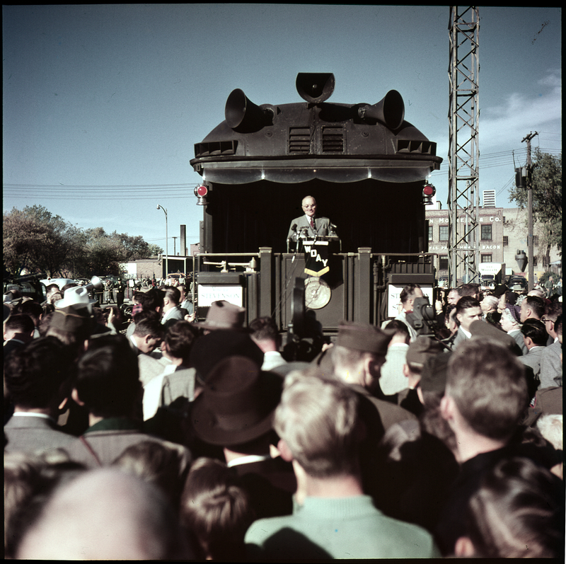 President Truman Makes a Whistlestop Visit to Fargo, North Dakota Harry S. Truman