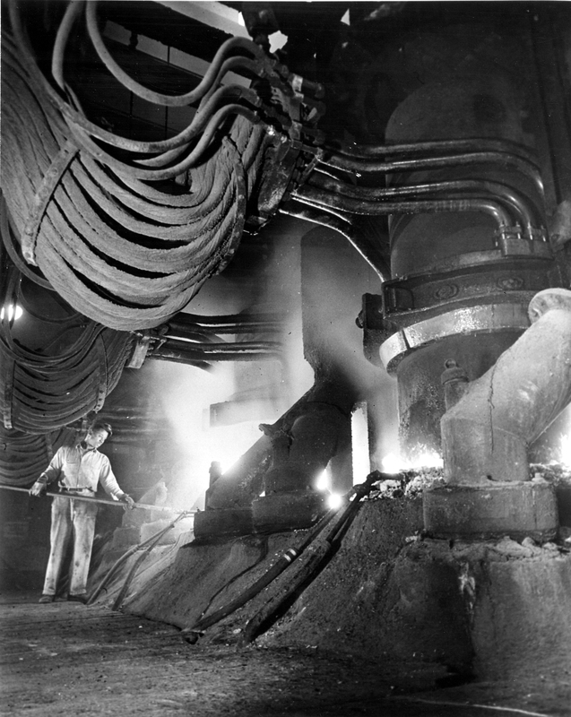 Electric furnace at Muscle Shoals Harry S. Truman