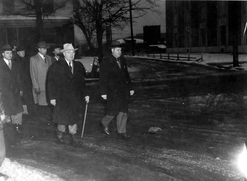Truman walking Harry S. Truman