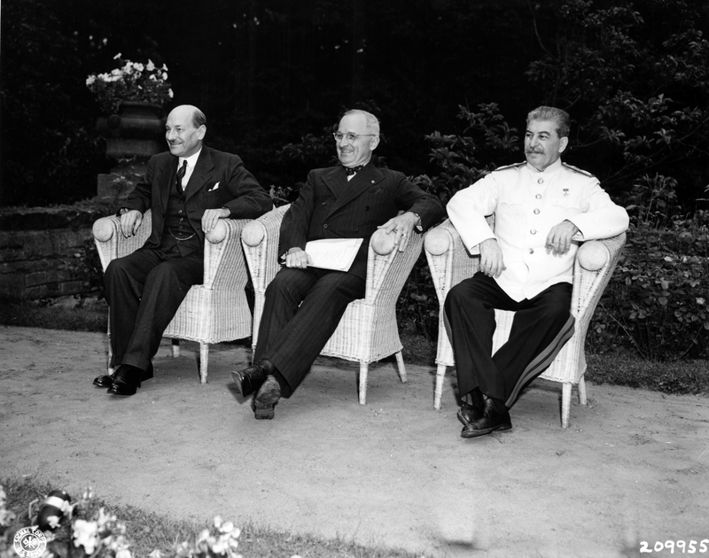 Attlee, Truman, and Stalin at the Potsdam Conference Harry S. Truman