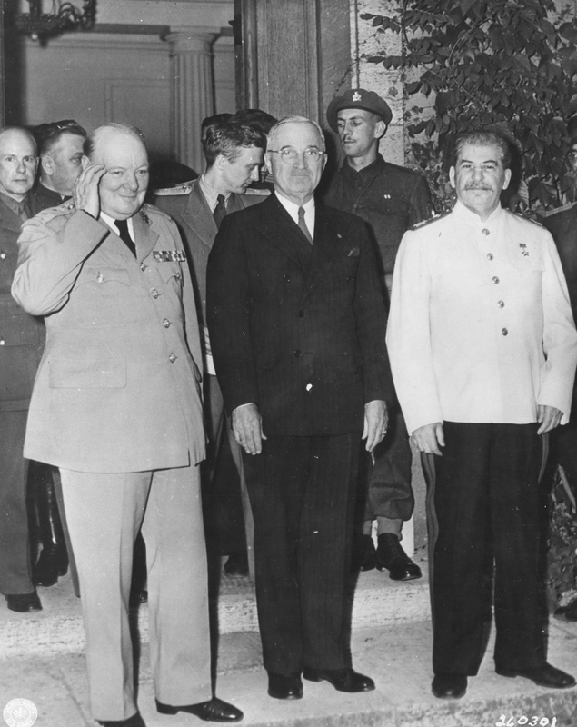 Churchill, Truman, and Stalin at Potsdam Harry S. Truman