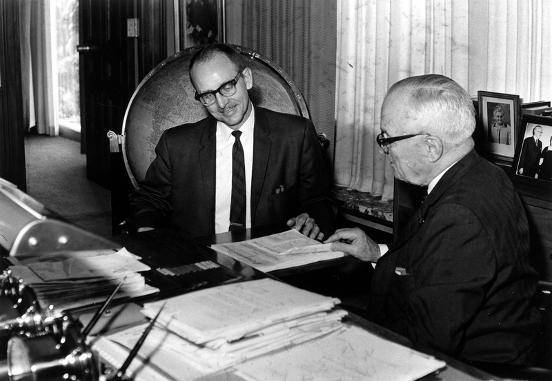 James R. Fuchs visits with former President Truman | Harry S. Truman