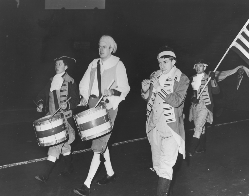 Spirit of '76 fife and drum band in inaugural parade Harry S. Truman