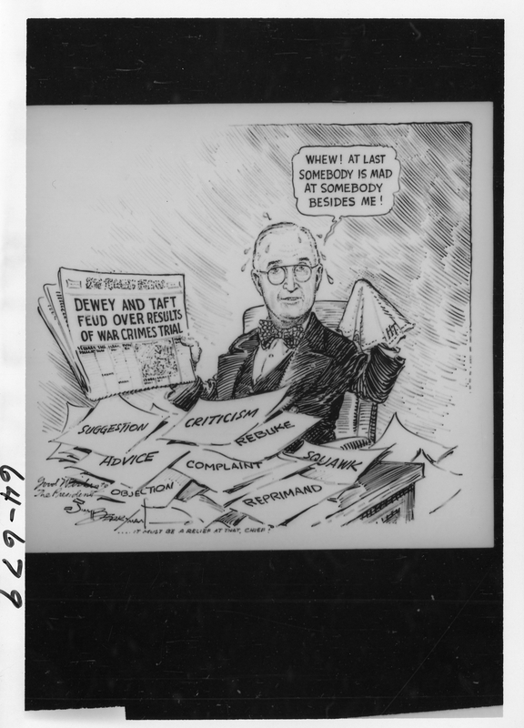 Political Cartoon by Jim Berryman | Harry S. Truman