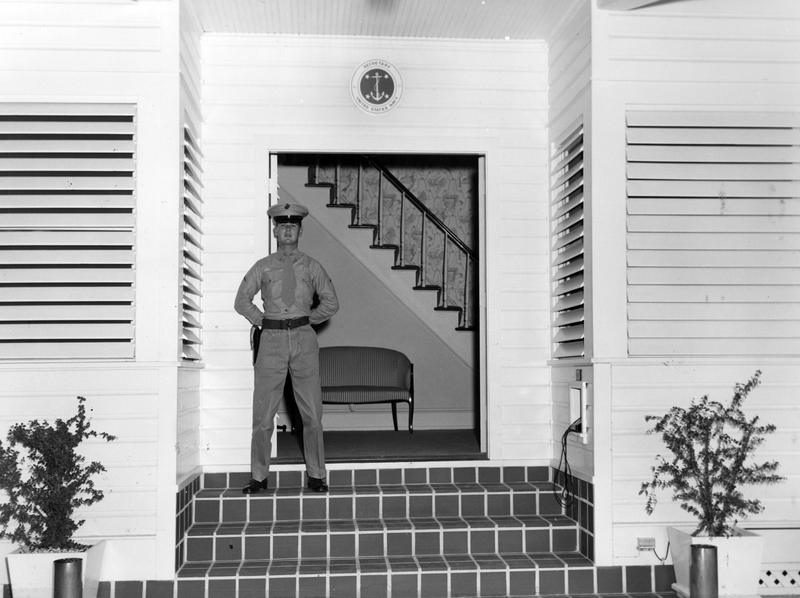 Marine Corp Guard at Little White House Harry S. Truman