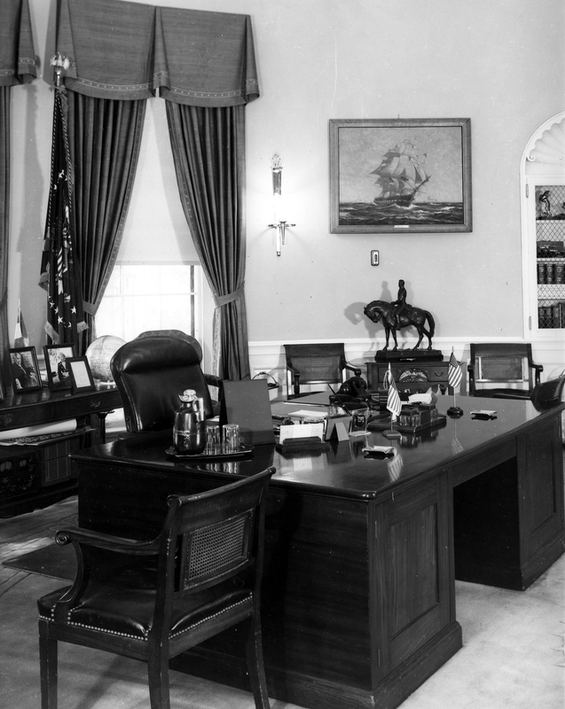 Truman's oval office desk Harry S. Truman