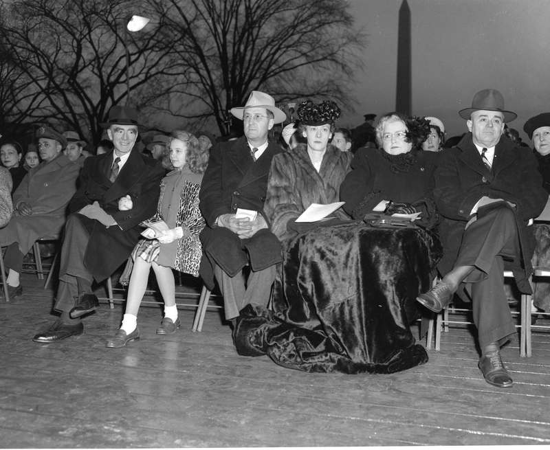 The 1947 White House Christmas Tree lighting ceremony Harry S. Truman