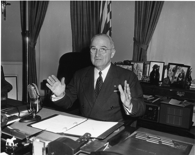 Truman Delivers Arms Reduction Address Harry S. Truman
