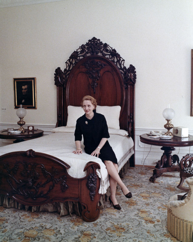 Margaret Truman in Lincoln Bedroom of White House | Harry S. Truman