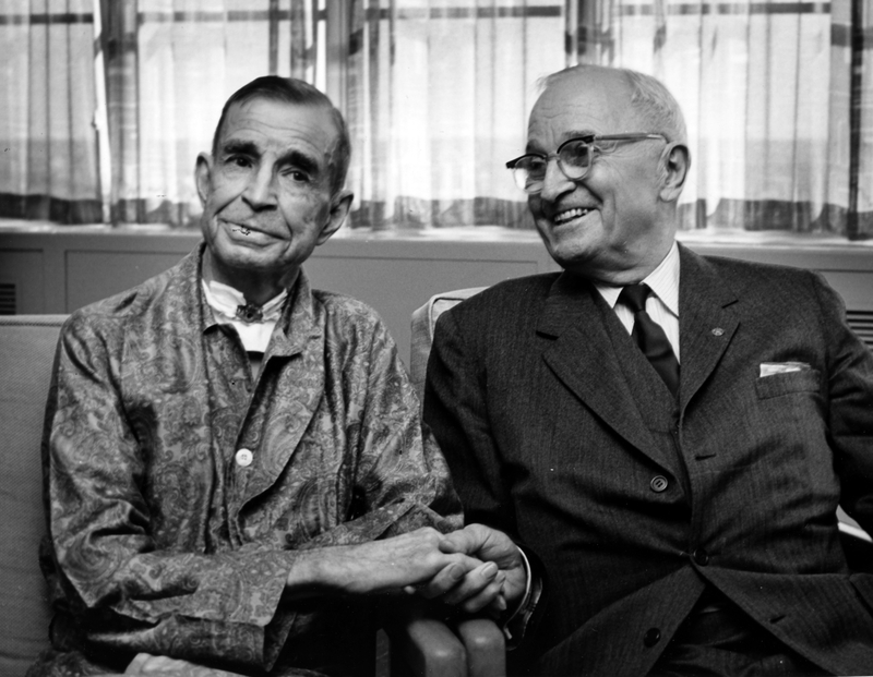 Former President Truman and Senator Dennis Chavez at the National Institute  of Health | Harry S. Truman