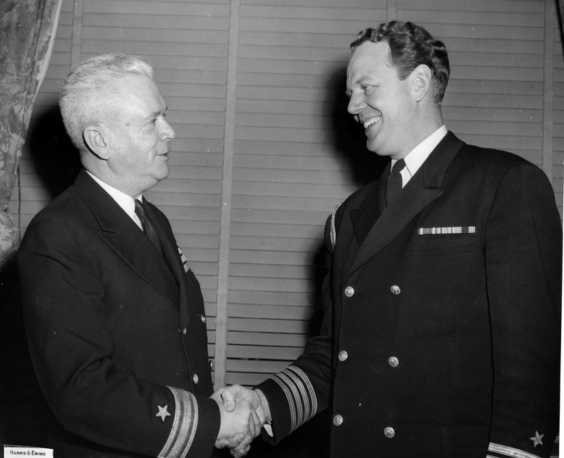 Commodore James K. Vardaman and Captain Clark M. Clifford Harry S. Truman