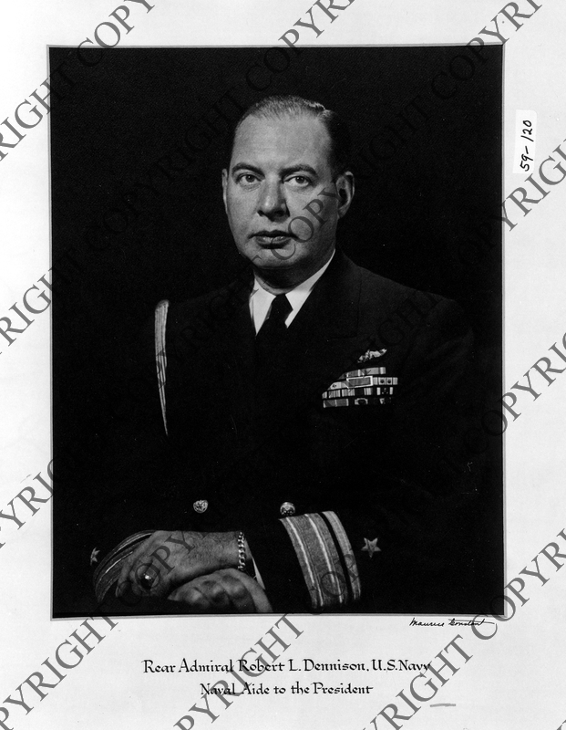 Portrait of Robert L. Dennison Harry S. Truman