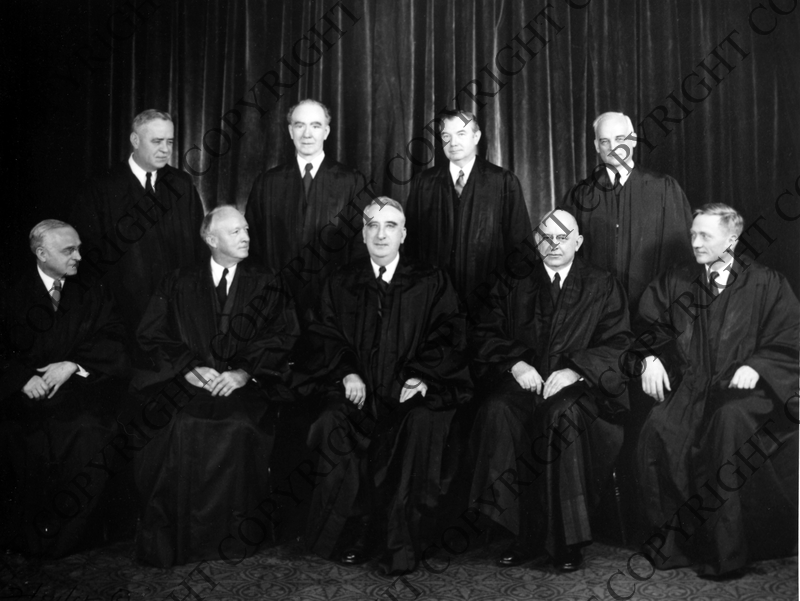 Supreme Court Justice Felix Frankfurter administers oath of office