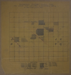 Map of Enemy Shell Fire
