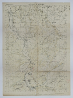 Map of 35th Division Positions and Movement Around St. Mihiel