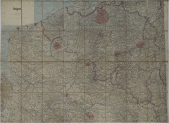 Map of the Front Lines on October 10, 1918 and October 23, 1918