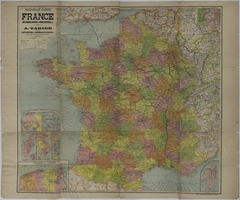 Map of the Movement of the 130th Field Artillery
