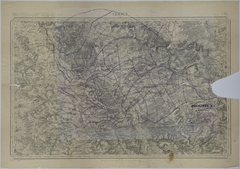 Map of the Allied Advance in the Argonne Sector