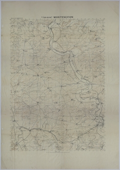Map of the Area Around Montfaucon