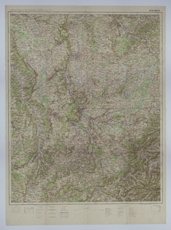 Map of the Area around Metz, St. Mihiel, Commercy, Toul, Nancy, Luneville, and Epinal