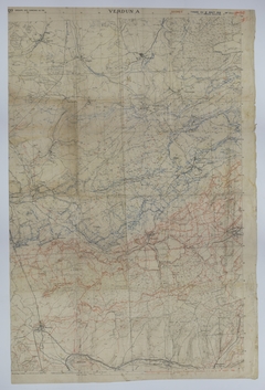 Map of Allied and Enemy Positions