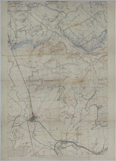 Map of Trench Systems and Battery Activity