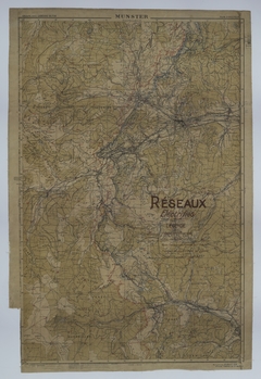 Map of Trench Lines and the Transportation of Electricity to the Front