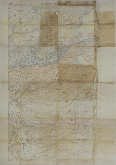 Map of Trench Systems and Battery Activity