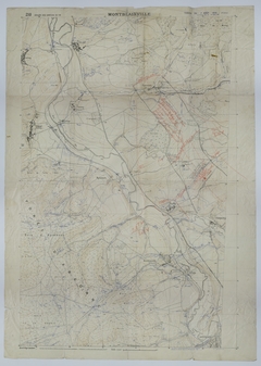 Map of 35th Division Movement During the Meuse-Argonne Offensive