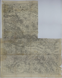 Map of Battle Lines and Positions Near Reims