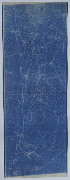 Map of Allied and Enemy Positions During the Meuse-Argonne Offensive