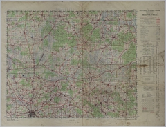 Map of the Area Near Braunschweig, Germany