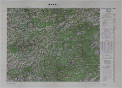 Map of the Area Near Siegen, Germany