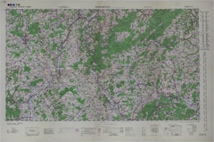 Map of the Area Near Neunkirchen, Germany