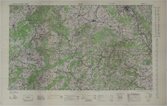 Map of the Area Near Bonn, Germany