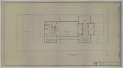 Drawing of a Planned Masonic Temple in Grandview, Missouri